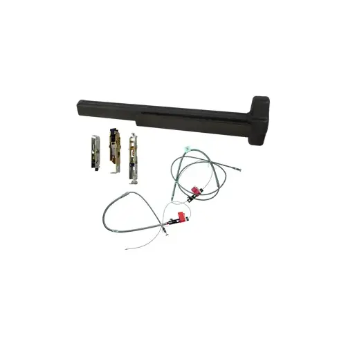 Von Duprin 9949EO-710-36 CVC Concealed Vertical Cable Exit Device, Exit Only No Trim, 36" x Adjustable up to 96", Hex Dogging, Grade 1, 710/313 Dark Bronze