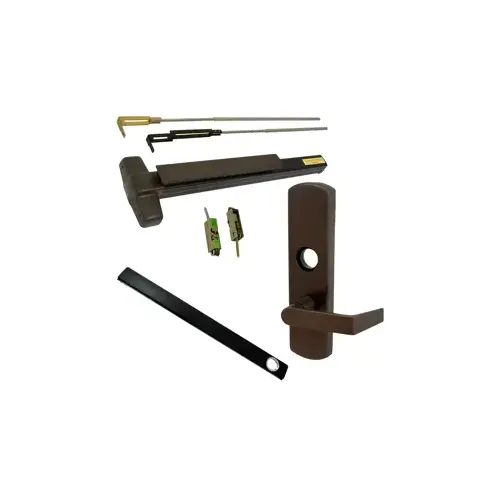 Von Duprin CD-9847L-710-36-RHR 06 KIT - Cylinder Dogging, CVR Concealed Vertical Rod Exit Device, 996L-06 Lever Trim, RHR Right Hand Reverse/Reversible Handing, 36" x up to 100", Grade 1, 710/313 Dark Bronze