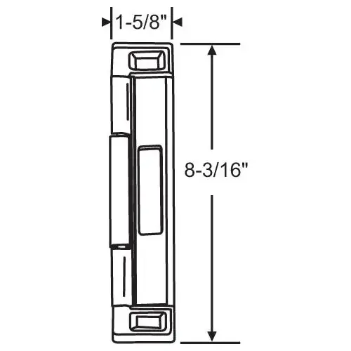 Brixwell 16-747b Double Bolt Security Lock For Patio Door Black Retail Card with Instructions