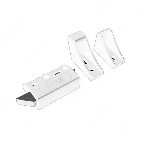 Compx Locks LOCD3000DLW Double Door Latch Kit White
