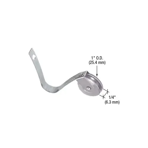CRL B571 1" Steel Ball Bearing Sliding Screen Door Spring Tension Roller - pack of 2