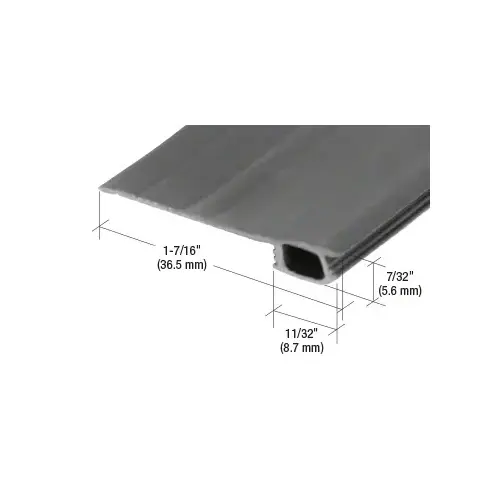 CRL B705 Black 84" Vinyl 3/4" to 1-7/16" Adjustable Width Bug Strip