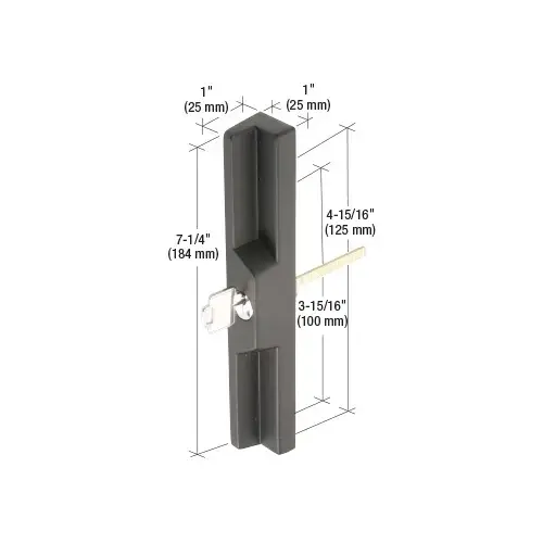 CRL C1041 Black Pull and Keyed Locking Unit