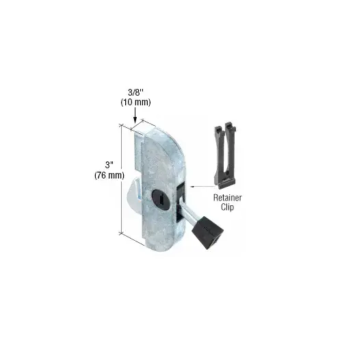 CRL E2077 3/8" Wide Internal Lock