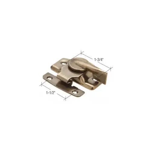 CRL F2566 Antique Brass Window Sash Lock with 1-7/8" Screw Holes