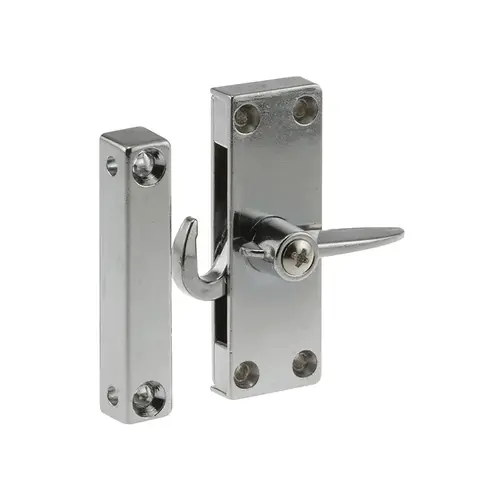 FHC A184 Sliding Screen Door Latch - Left Hand - Chrome Diecast
