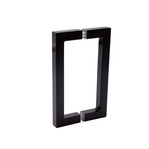 FHC PHSQ6X60RB 6" Center-to-Center Square Pull - Oil Rubbed Bronze