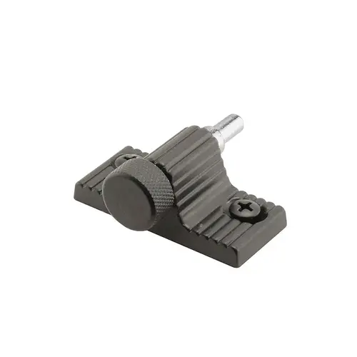FHC S4003 Twist-In Patio Door Lock - 1-9/16",Cast Zamak Construction With Aluminum Bolt - Black Painted Finish (Single Pack)