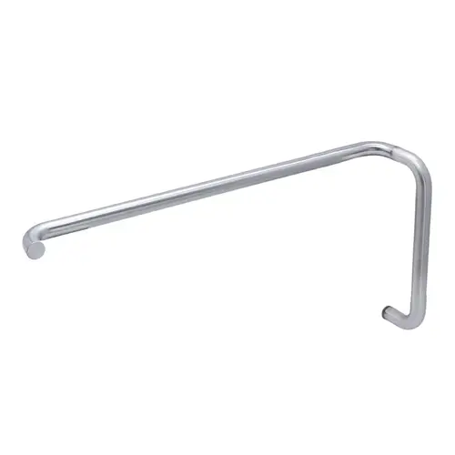 FHC TBRN8X24BN 8" Pull Handle 24" Towel Bar Combo No Washers - Brushed Nickel
