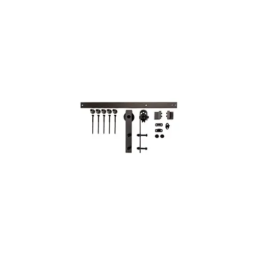 Hager 023355 9457 Flat Track Steel Black Face Mnt 96" Track Kit