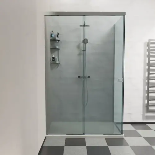 Richelieu Hardware 755IBOX02FL140 I-Box 02 Frameless Polished chrome
