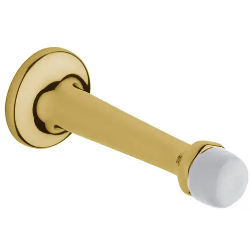 Baldwin 4045031 Wall Door Bumper, Non Lacquered Brass