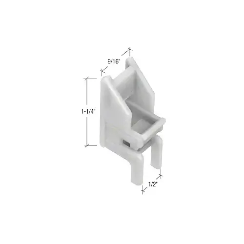 CRL FS100B Window Channel Balance Top Guides - Bulk White - pack of 50