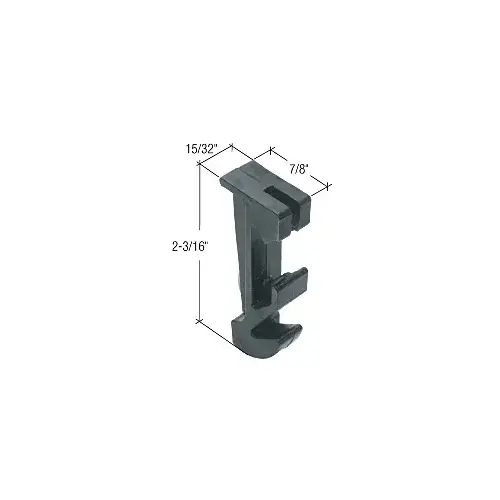 CRL H3904 Overhead Balance Lift Hook Black - pack of 2