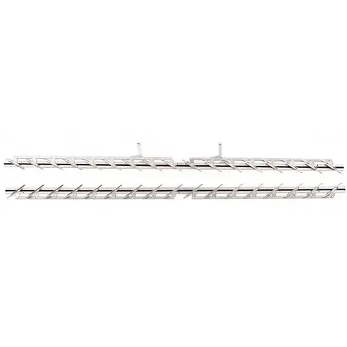 CRL JSH60 60" Jalousie Strip Hardware - 17 Blades Pair Aluminum