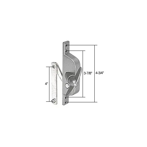 CRL WCM464 Jalousie Window or Door Operator for Superior - 4" Arm Dimension Aluminum