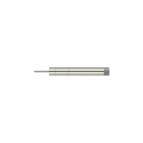 Deltana BDS450U14 Extension Baseboard Door Bumper, Solid Brass in Polished Nickel