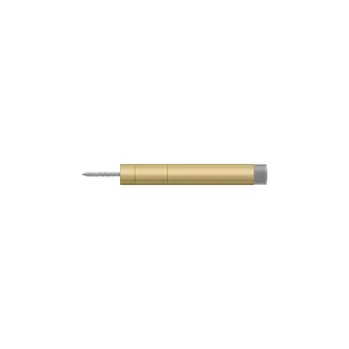 Deltana BDS450U4 Extension Baseboard Door Bumper, Solid Brass in Brushed Brass