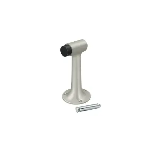 Deltana DSF600U15 Floor Mount, 6" Bumper, HD, Solid Brass in Brushed Nickel