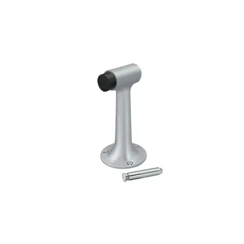 Deltana DSF600U26D Floor Mount, 6" Bumper, HD, Solid Brass in Brushed Chrome