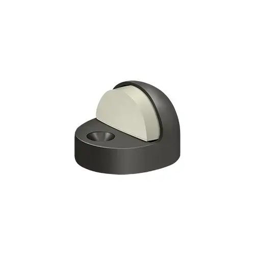 Deltana DSHP916U10B Dome Stop High Profile, Solid Brass in Oil-rubbed Bronze