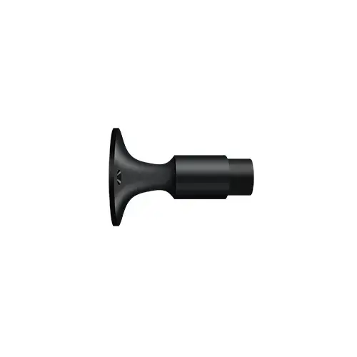 Deltana DSW325U19 3-5/8" Wall Mount Bumper in Paint Black