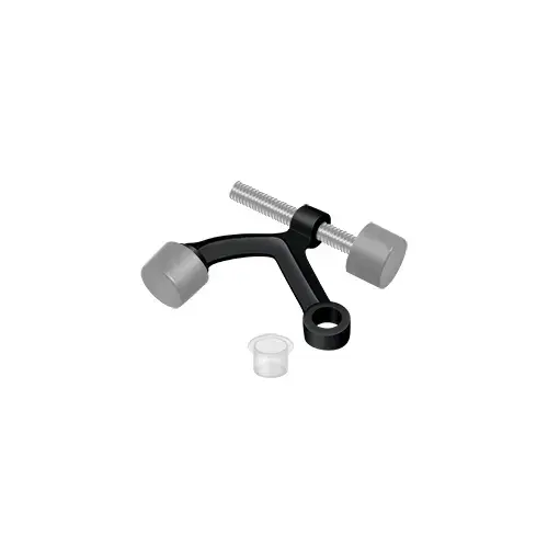 Deltana HP70U19 Hinge Pin Stop, Hinge Mounted in Paint Black