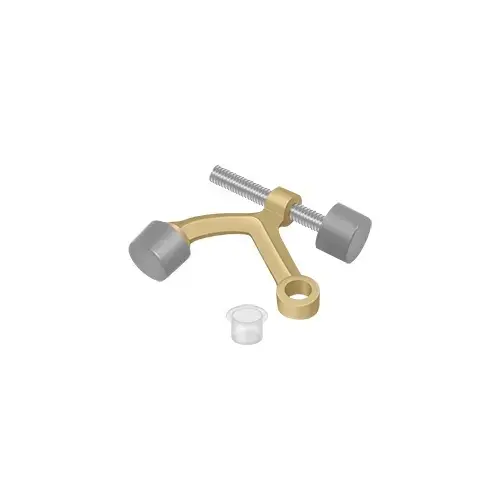 Deltana HP70U4 Hinge Pin Stop, Hinge Mounted in Brushed Brass