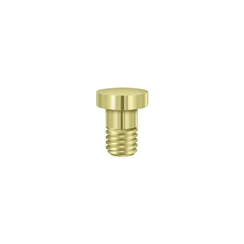 Deltana HPSS70U3 Extended Button Tip for Solid Brass Hinges in Polished Brass