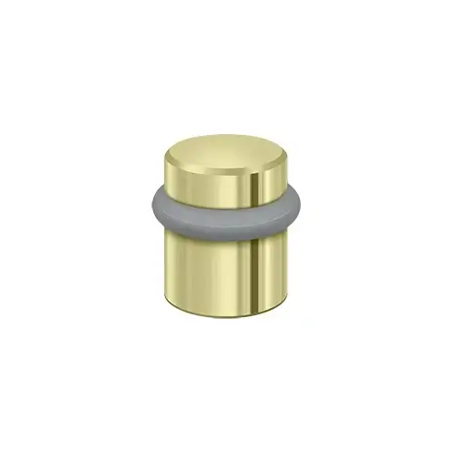 Deltana UFB4505U3-UNL Round Universal Floor Bumper 1-1/2", Solid Brass in Unlacquered Brass