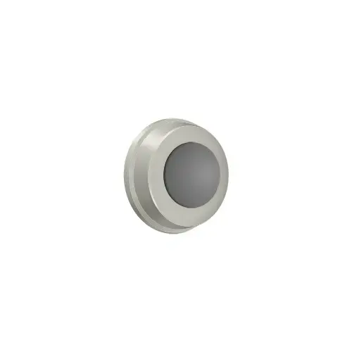 Deltana WB100U15 Flush Bumper 1" Diam. in Brushed Nickel