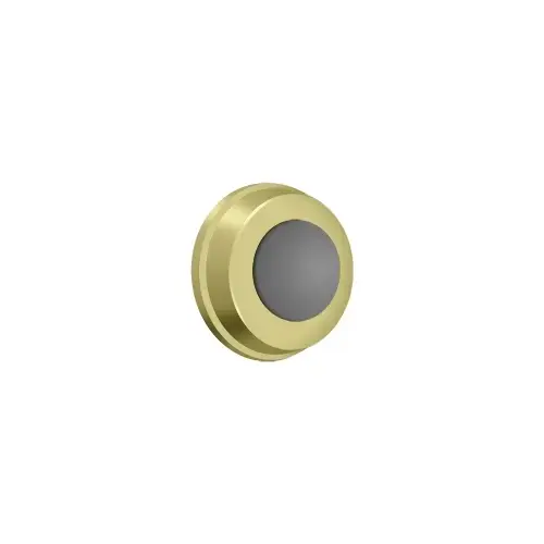 Deltana WB100U3 Flush Bumper 1" Diam. in Polished Brass