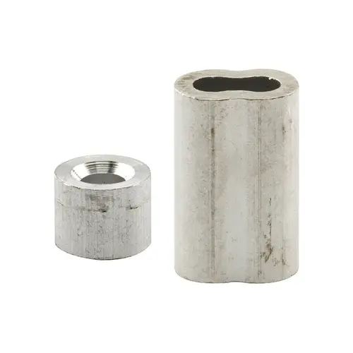 FHC GD12153 3/16" Aluminum Ferrules And Stops (2 Sets)