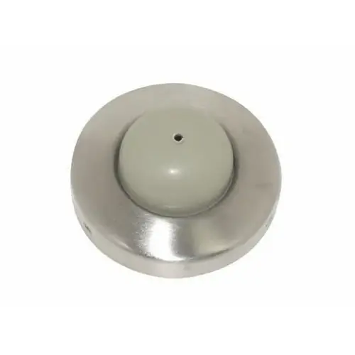 IVES WS406/407CVX US26D Wall Stop Convex, Cast Brass, Compact, 1" Round, Drywall/Wood Fasteners, 626/US26D Satin Chrome