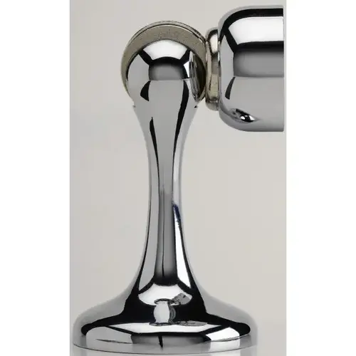 SOSS MDHCUS26-HS Carded Magnetic Door Holder and Stop Bright Chrome Finish