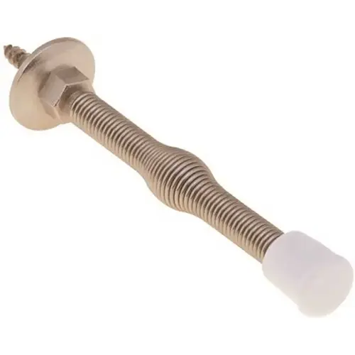 Anvil Mark 561137 3 in. Polished Nickel Spring Door Stop
