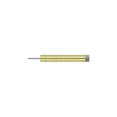 Deltana BDS450U3 Extension Baseboard Door Bumper, Solid Brass in Polished Brass