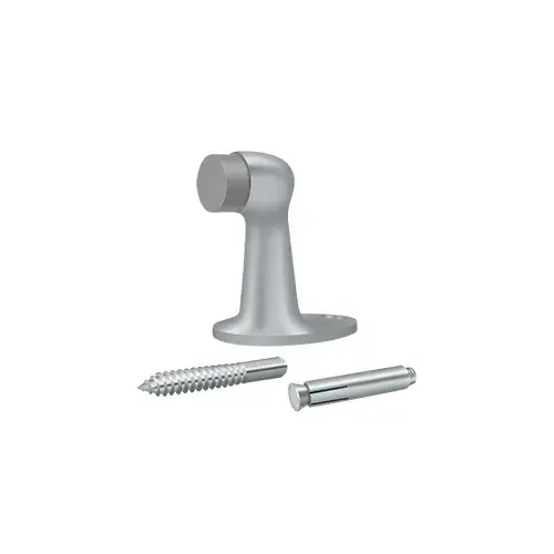 Deltana FDB278U26D Floor Door Bumper 2-7/8", Solid Brass in Brushed Chrome