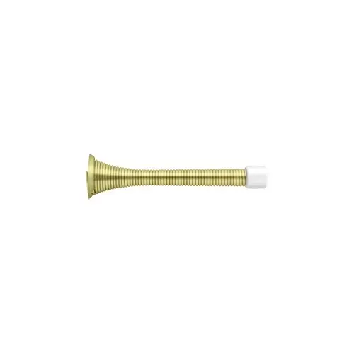 Deltana SDS375U3 3-3/4" Baseboard Door Bumper, HD, Steel in Polished Brass