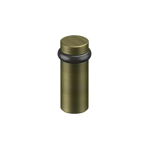 Deltana UFB6000U5 ROUND UNIVERSAL FLOOR BUMPER 3", SOLID BRASS in Antique Brass