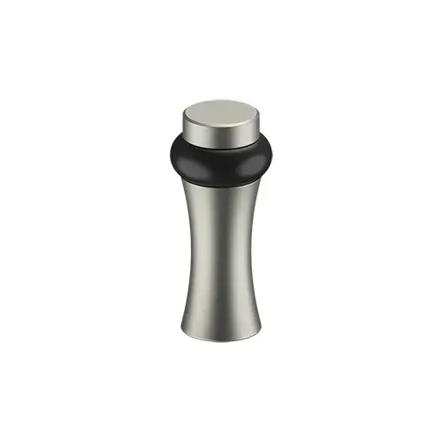 Deltana UFBD3505U15 ROUND UNIVERSAL FLOOR BUMPER 3-1/2", DECORATIVE, SOLID BRASS in Brushed Nickel