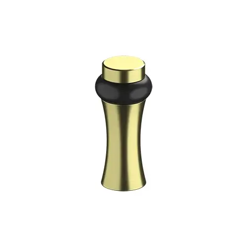 Deltana UFBD3505U3 ROUND UNIVERSAL FLOOR BUMPER 3-1/2", DECORATIVE, SOLID BRASS in Polished Brass