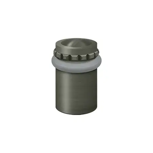 Deltana UFBP5000U15A Round Universal Floor Bumper Pattern Cap 2-1/8", Solid Brass in Antique Nickel