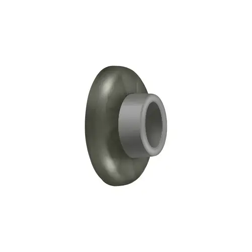 Deltana WB250U15A Wall Mount Concave Flush Bumper, 2-1/2" Diam. in Antique Nickel
