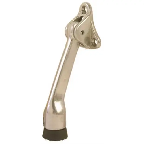 IVES FS452-5 US26D ARCHITECTURAL DOOR HOLDER, FLIP DOWN 5" BRUSHED CHROME