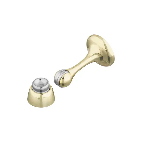 National Hardware N328211 MPB244 3" Magnetic Rigid Door Stop Brass Finish