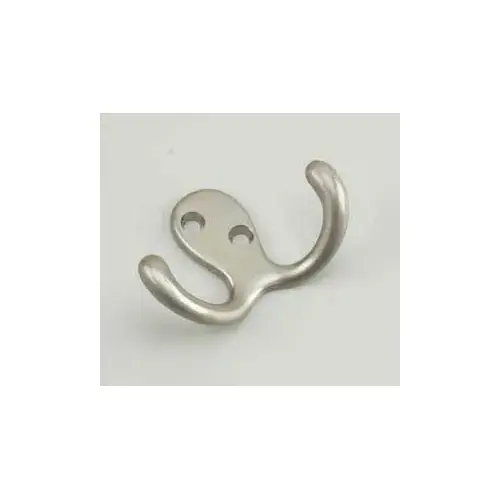 Onward 2235BV Utility Wardrobe Hook, 2-Hook, Metal, Brass Yellow