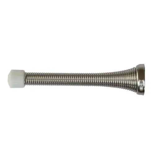Orca Hardware TH-3134-26 3-3/4" Spring Door Stop Bright Polished Chrome