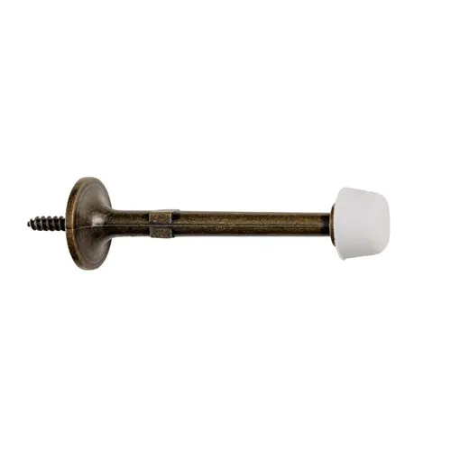 Pamex DD0222AB 2-7/8" Light Duty Cast Door Stop Antique Brass Finish