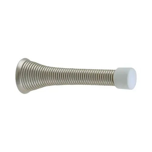 Pamex DD0231SN 3-1/8" Heavy Duty Spring Door Stop Satin Nickel Finish